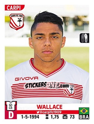 Sticker Wallace - Calciatori 2015-2016 - Panini