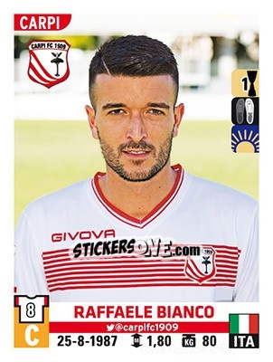 Sticker Raffaele Bianco - Calciatori 2015-2016 - Panini