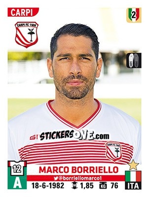 Sticker Marco Borriello - Calciatori 2015-2016 - Panini