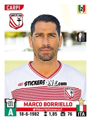 Sticker Marco Borriello - Calciatori 2015-2016 n. 88 - Panini