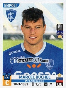 Cromo Marcel Büchel - Calciatori 2015-2016 - Panini