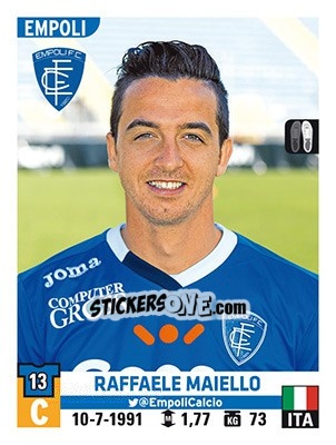 Figurina Raffaele Maiello - Calciatori 2015-2016 - Panini