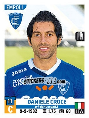 Cromo Daniele Croce - Calciatori 2015-2016 - Panini