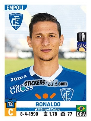 Figurina Ronaldo - Calciatori 2015-2016 n. 139 - Panini