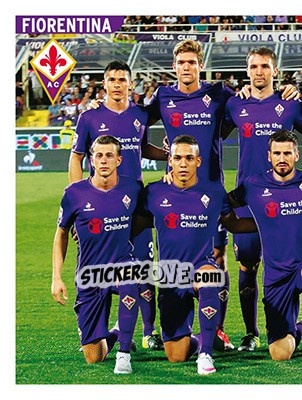 Figurina Squadra Fiorentina - Calciatori 2015-2016 - Panini