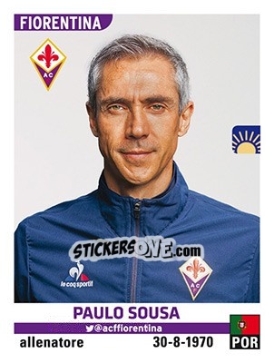 Figurina Paulo Sousa - Calciatori 2015-2016 - Panini