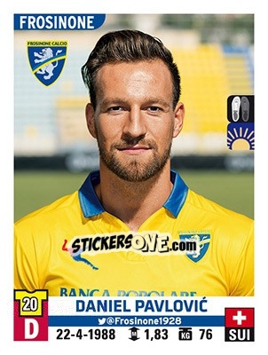 Sticker Daniel Pavlovic - Calciatori 2015-2016 n. 192 - Panini