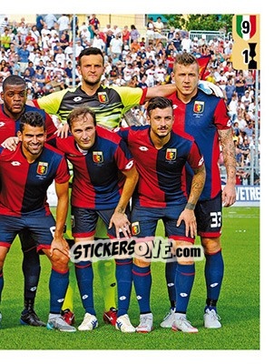 Figurina Squadra Genoa