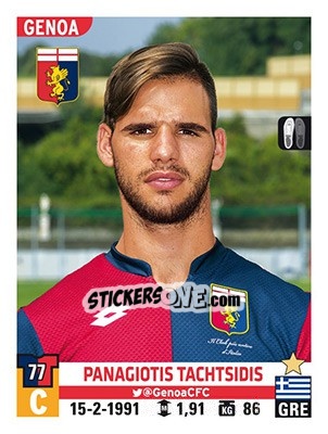 Sticker Panagiotis Tachtsidis - Calciatori 2015-2016 n. 223 - Panini