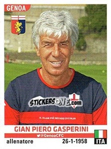 Cromo Gian Piero Gasperini - Calciatori 2015-2016 - Panini