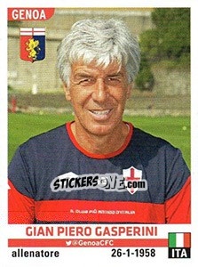 Sticker Gian Piero Gasperini - Calciatori 2015-2016 n. 235 - Panini