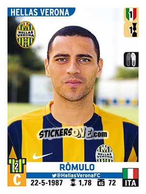 Sticker Rômulo - Calciatori 2015-2016 n. 251 - Panini