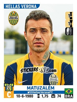 Sticker Matuzalém - Calciatori 2015-2016 n. 252 - Panini