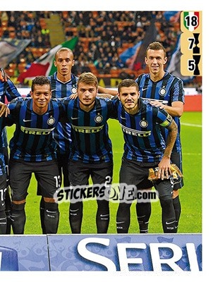 Figurina Squadra Inter - Calciatori 2015-2016 - Panini