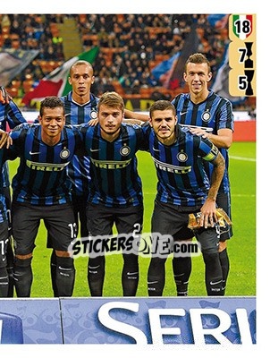 Sticker Squadra Inter - Calciatori 2015-2016 n. 270 - Panini