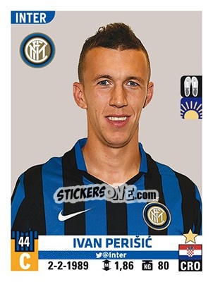 Sticker Ivan Perišic - Calciatori 2015-2016 n. 287 - Panini