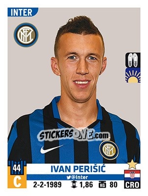 Cromo Ivan Perišic - Calciatori 2015-2016 - Panini