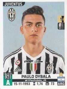 Sticker Paulo Dybala - Calciatori 2015-2016 n. 318 - Panini