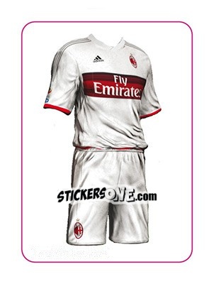 Sticker 2a Divisa Milan - Calciatori 2015-2016 - Panini