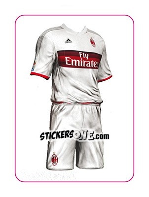 Sticker 2a Divisa Milan - Calciatori 2015-2016 n. 353 - Panini