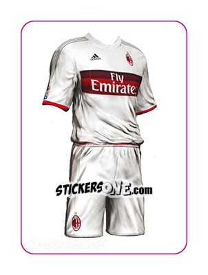 Sticker 2a Divisa Milan