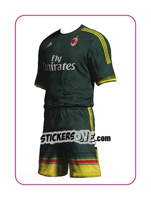 Sticker 3a Divisa Milan - Calciatori 2015-2016 n. 355 - Panini