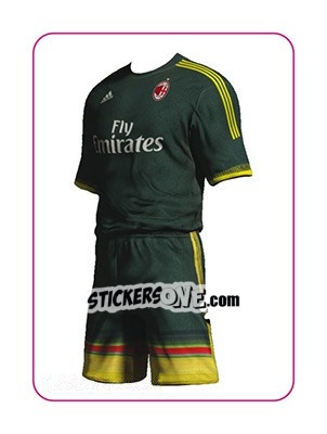 Sticker 3a Divisa Milan - Calciatori 2015-2016 - Panini