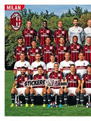 Figurina Squadra Milan - Calciatori 2015-2016 - Panini