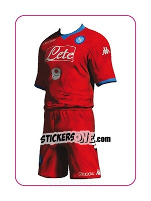 Cromo 3a Divisa Napoli - Calciatori 2015-2016 n. 384 - Panini