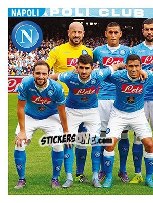 Figurina Squadra Napoli - Calciatori 2015-2016 - Panini