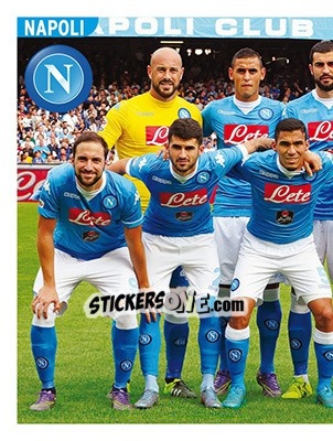 Cromo Squadra Napoli - Calciatori 2015-2016 n. 385 - Panini