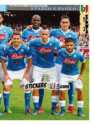 Figurina Squadra Napoli - Calciatori 2015-2016 - Panini