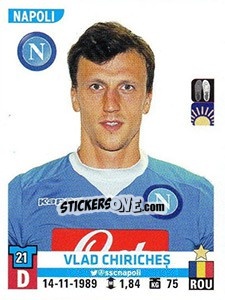 Sticker Vlad Chiricheș - Calciatori 2015-2016 n. 391 - Panini