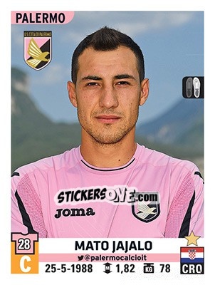 Sticker Mato Jajalo - Calciatori 2015-2016 n. 429 - Panini