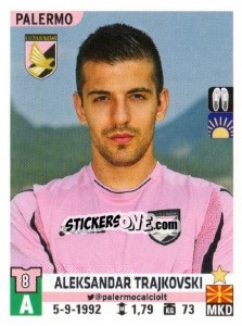 Sticker Aleksandar Trajkovski - Calciatori 2015-2016 n. 434 - Panini
