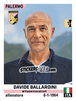 Figurina Davide Ballardini - Calciatori 2015-2016 - Panini