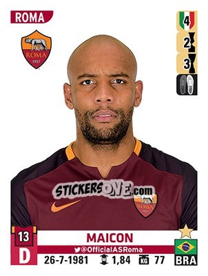 Figurina Maicon - Calciatori 2015-2016 - Panini