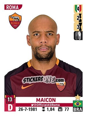 Sticker Maicon - Calciatori 2015-2016 n. 452 - Panini