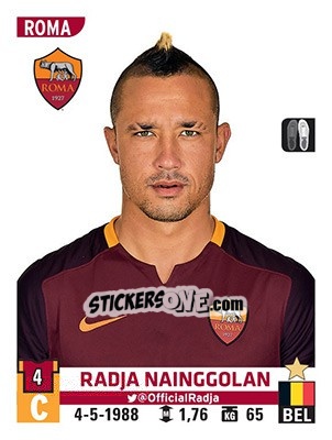 Sticker Radja Nainggolan - Calciatori 2015-2016 n. 457 - Panini
