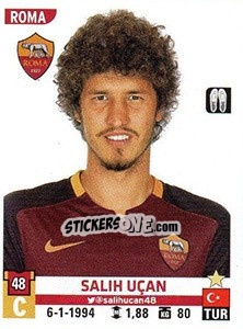 Sticker Salih Uçan - Calciatori 2015-2016 n. 460 - Panini