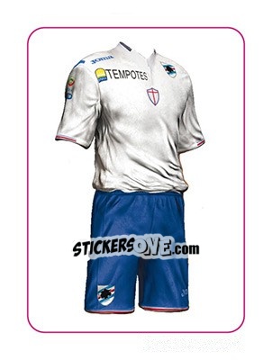 Sticker 2a Divisa Sampdoria