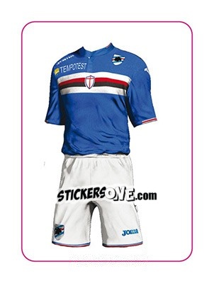 Sticker 1a Divisa Sampdoria