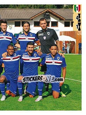 Figurina Squadra Sampdoria - Calciatori 2015-2016 - Panini