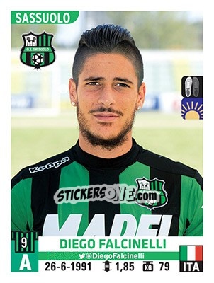 Figurina Diego Falcinelli - Calciatori 2015-2016 - Panini