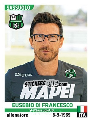 Sticker Eusebio Di Francesco - Calciatori 2015-2016 - Panini