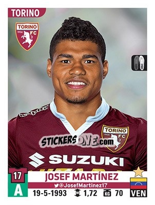 Figurina Josef Martínez - Calciatori 2015-2016 - Panini