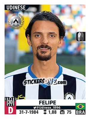 Sticker Felipe - Calciatori 2015-2016 n. 565 - Panini