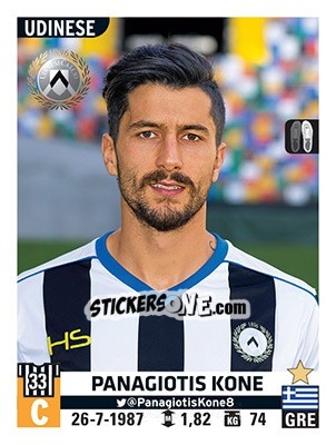 Figurina Panagiotis Kone - Calciatori 2015-2016 - Panini