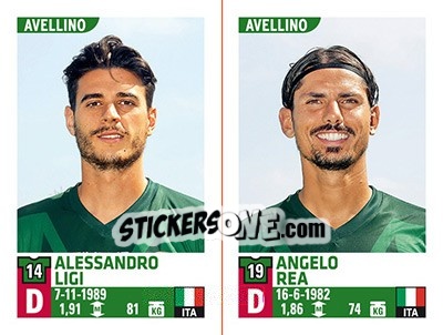 Sticker Alessandro Ligi / Angelo Rea - Calciatori 2015-2016 - Panini