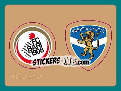 Sticker Scudetto Bari - Scudetto Brescia - Calciatori 2015-2016 n. 607 - Panini